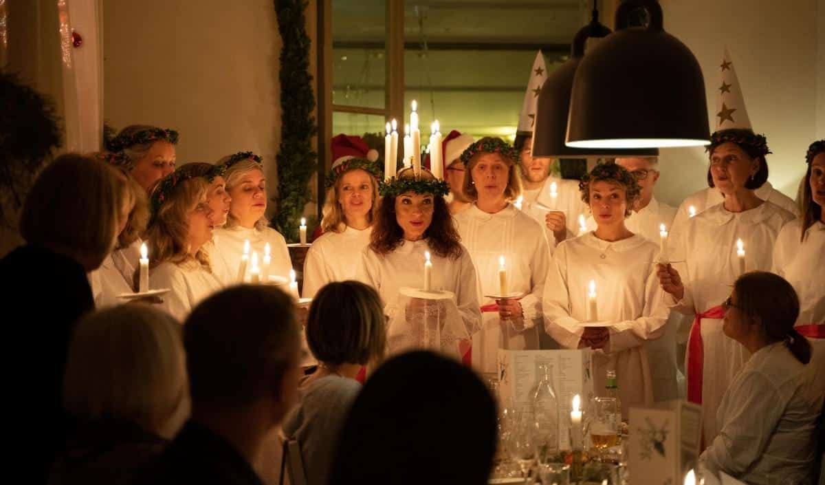 luciatåg på emmers julbord