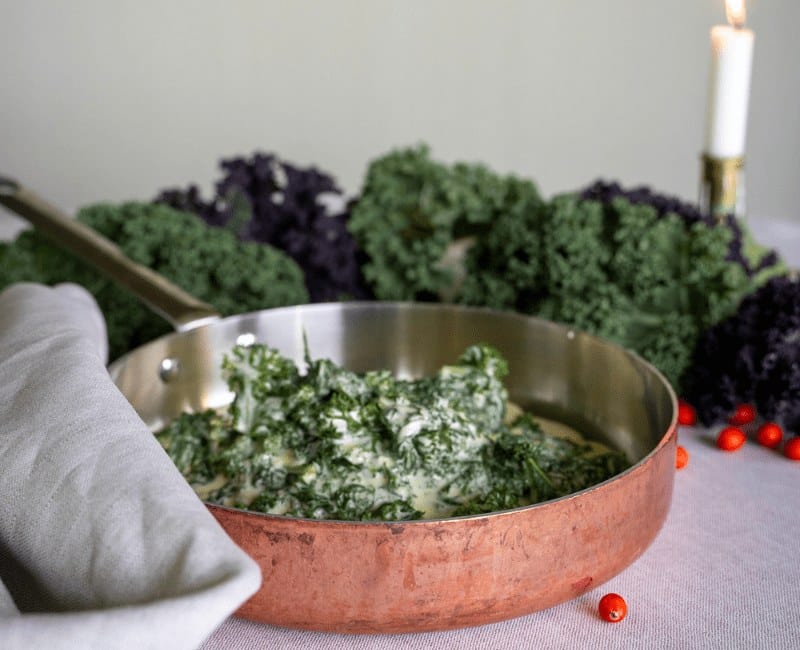 Recept till storfavoriten på vårt julbord Gräddstuvad grönkål