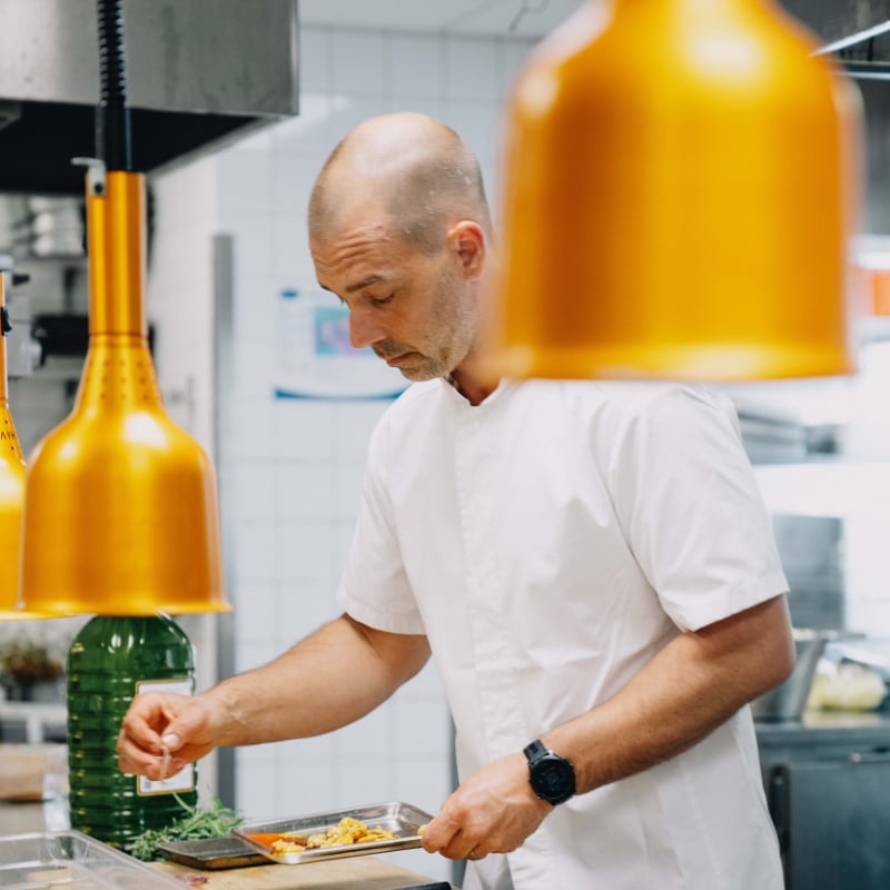 Kökschef Magnus Nilsson på Ulriksdals Värdshus